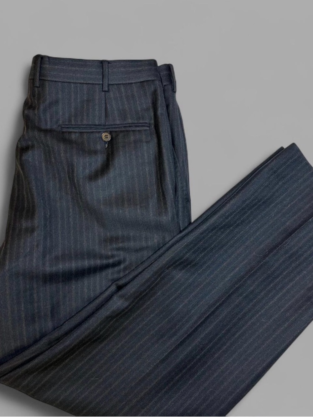 Ermenegildo Zenga x Wilkes Bashford Traveller Micronoaphere Pinstripe Suit - 42R - Picture 5 of 9